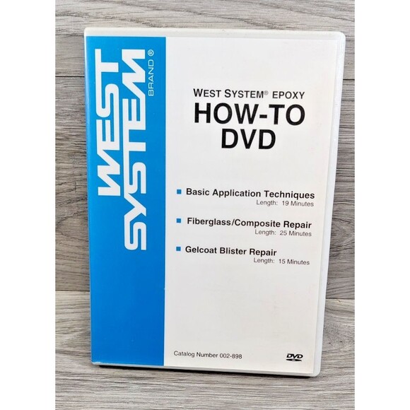 How-To-DVD (DVD, 2006) West System Epoxy, Cat #002-898  Pre-owned - Picture 1 of 4